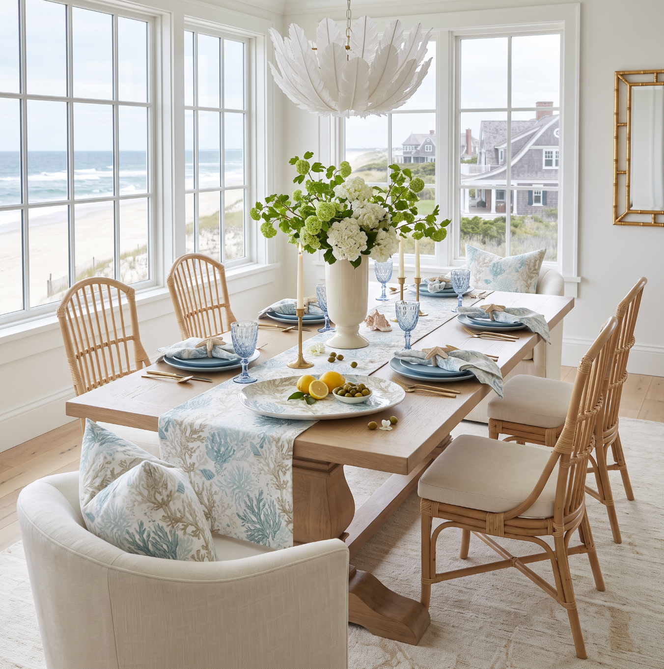 How to Style a Coastal Summer Table