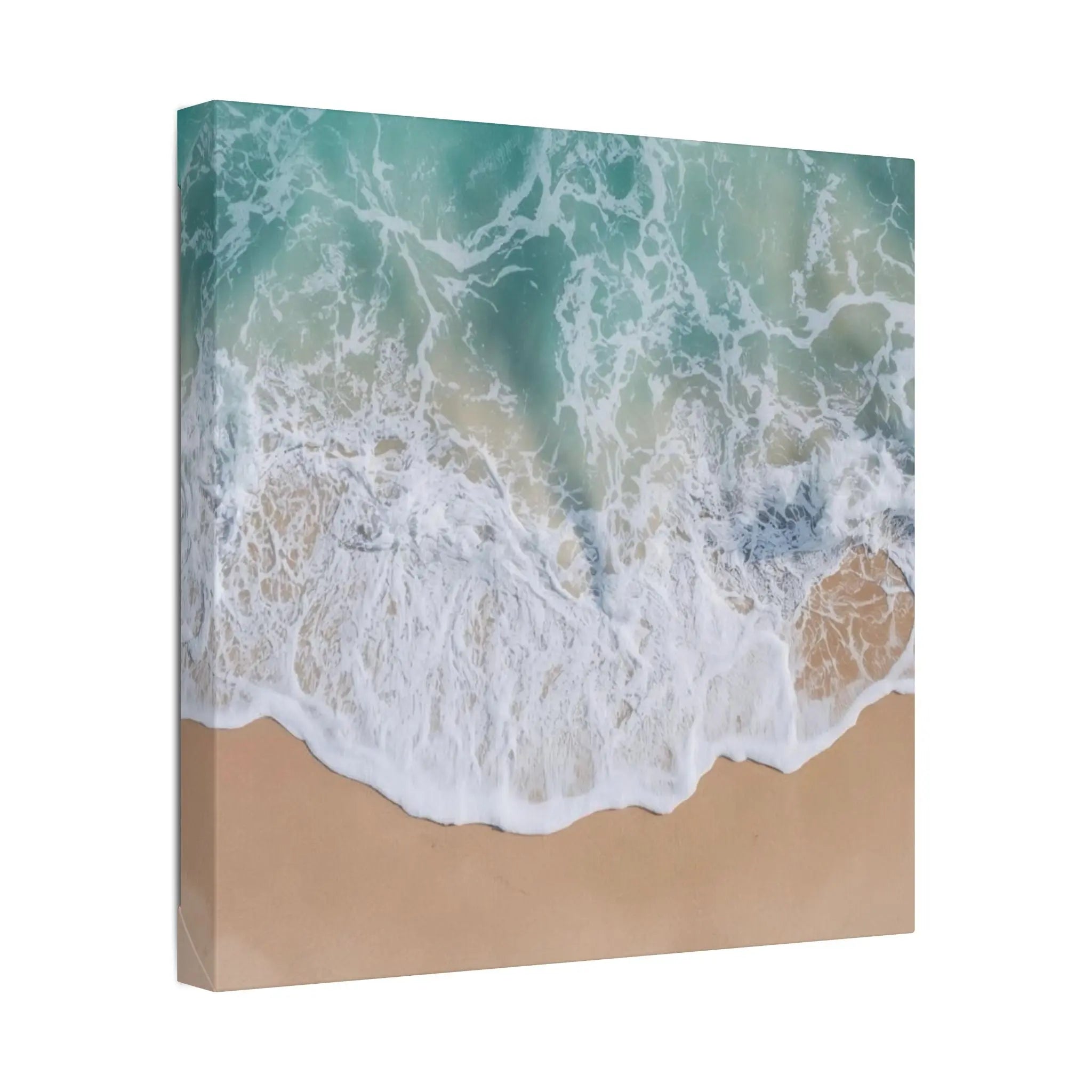 Ocean Waves Beach Canvas Printify