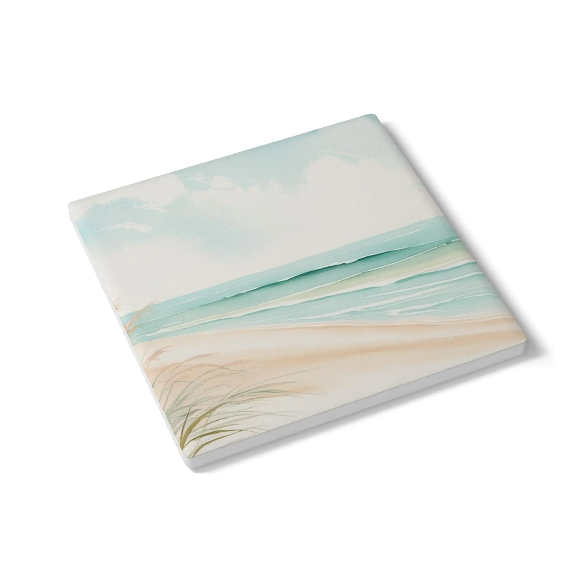 Ceramic Coaster Beach Theme Set Printify