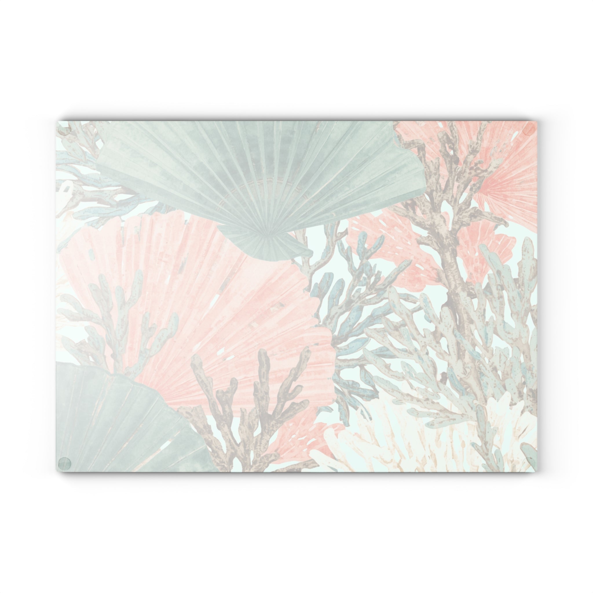 Coralina Glass Cutting Board  Home Decor