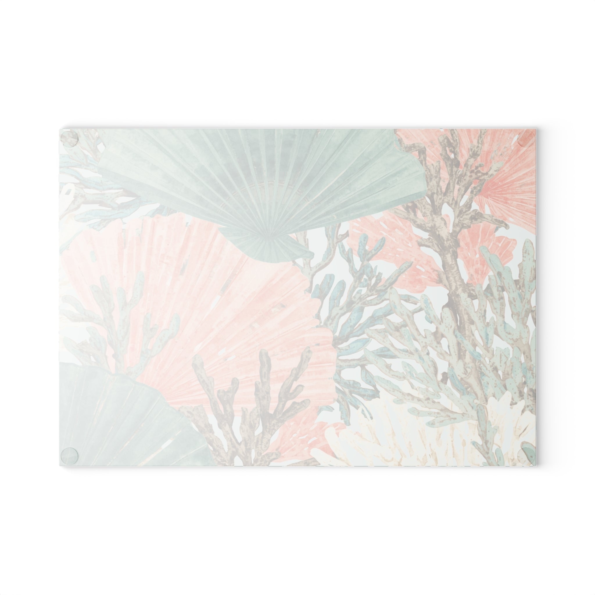 Coralina Glass Cutting Board  Home Decor