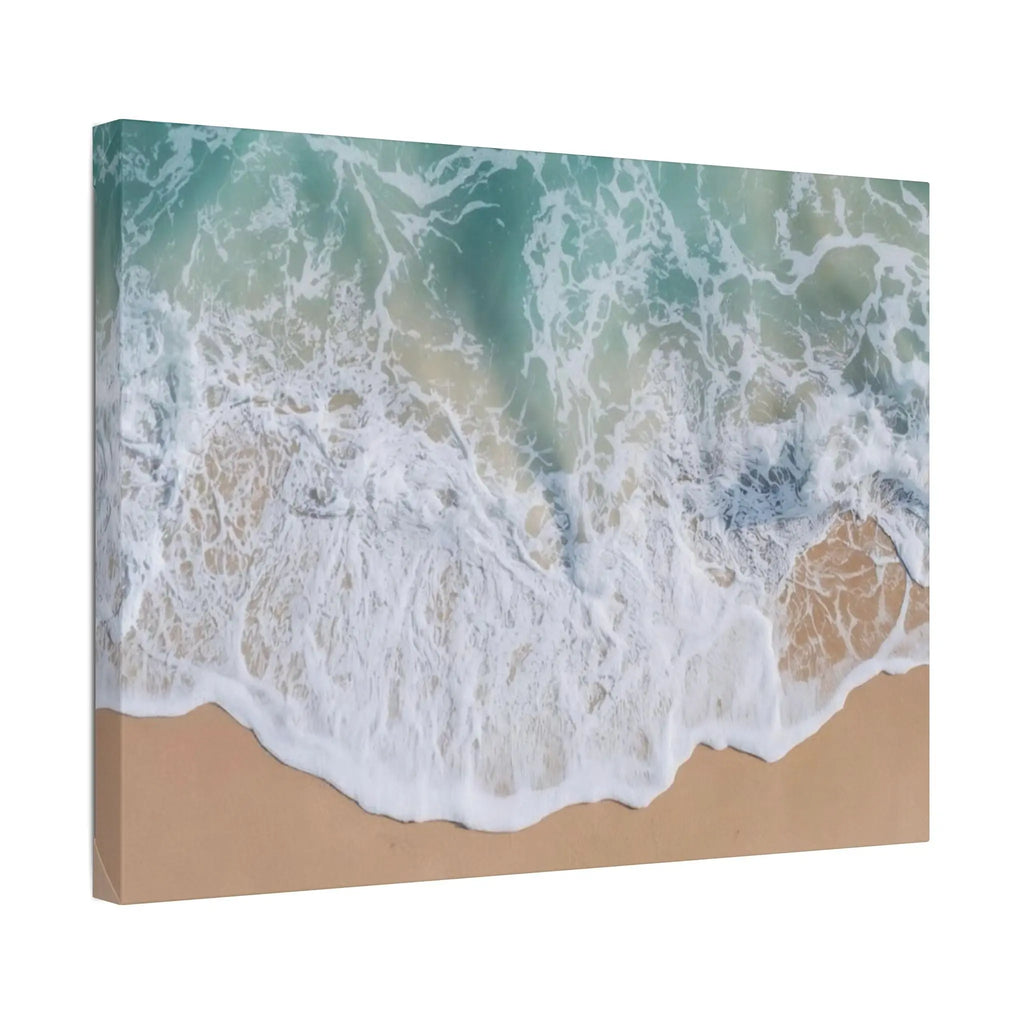 Ocean Waves Beach Canvas Printify