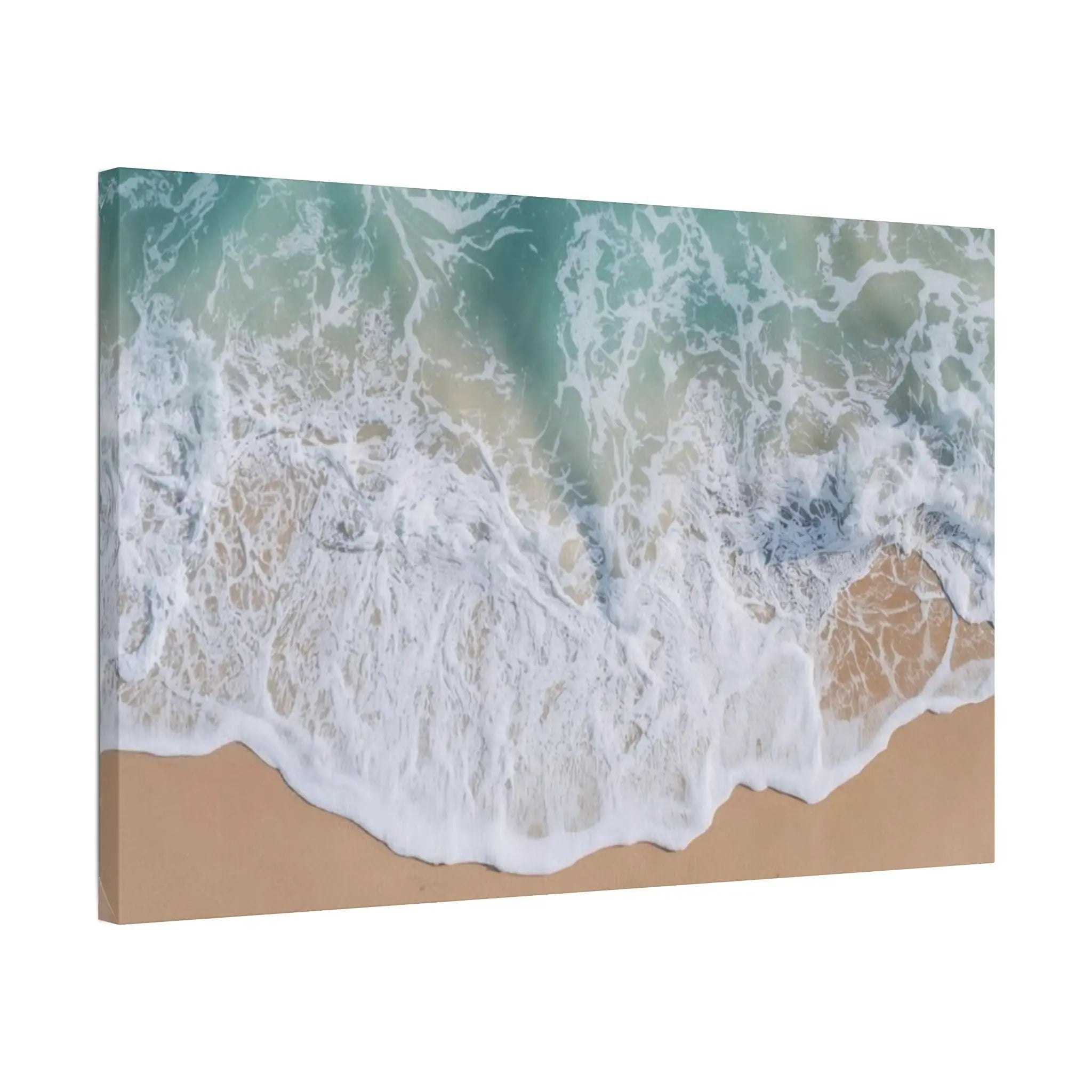 Ocean Waves Beach Canvas Printify