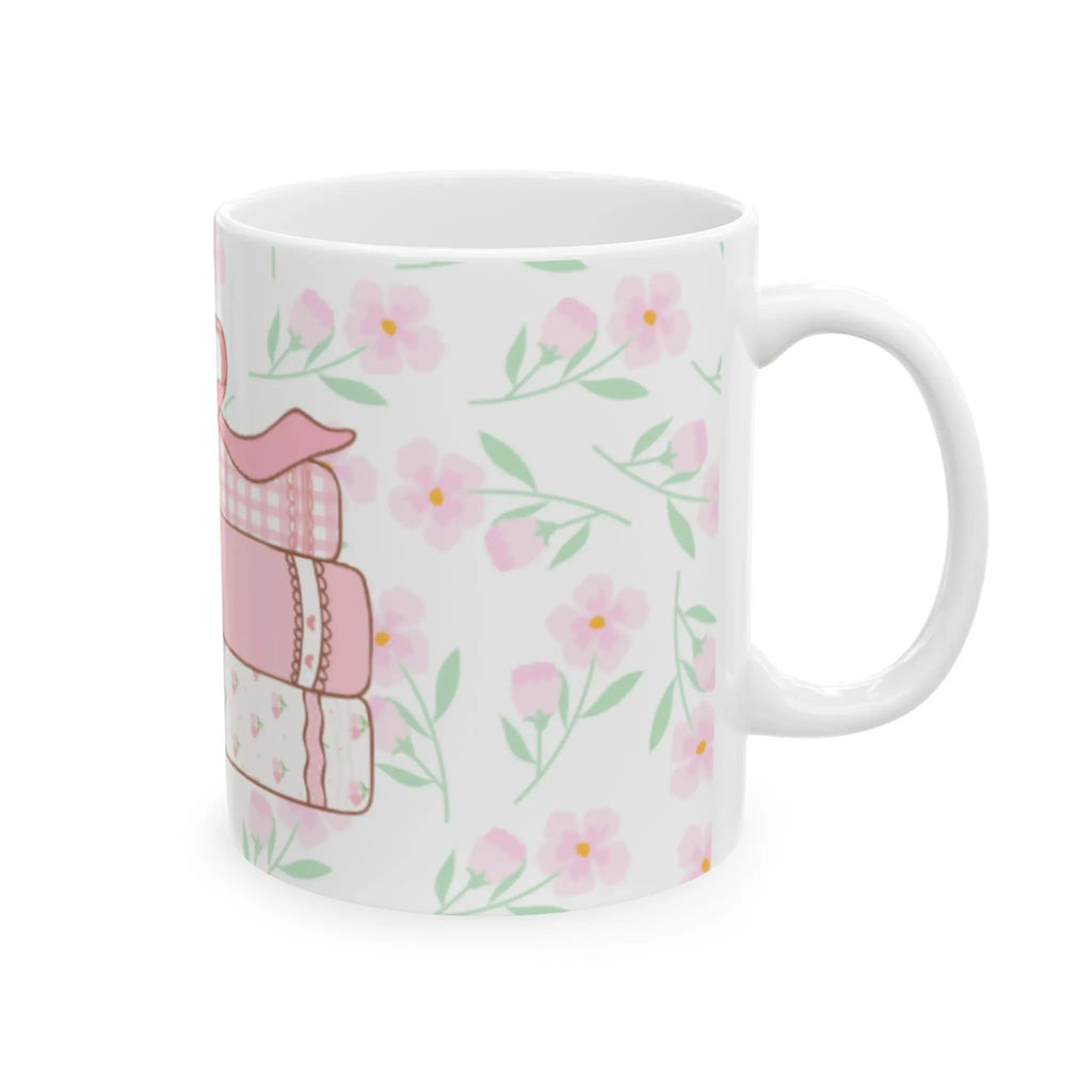 Coquette Book Ceramic Mug Printify