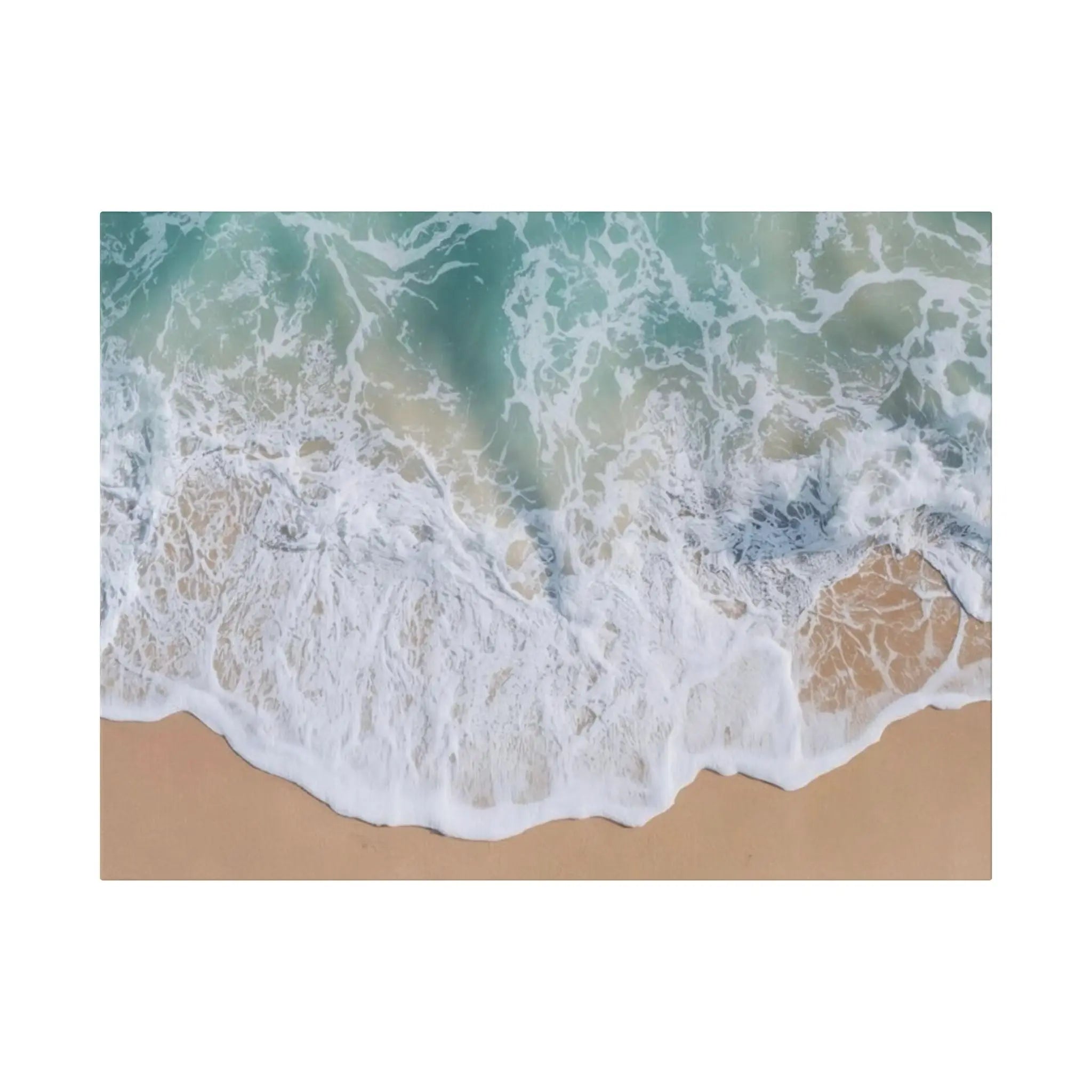 Ocean Waves Beach Canvas Printify