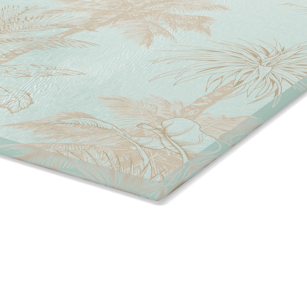 Biscayne Palm Cutting Board  Home Decor