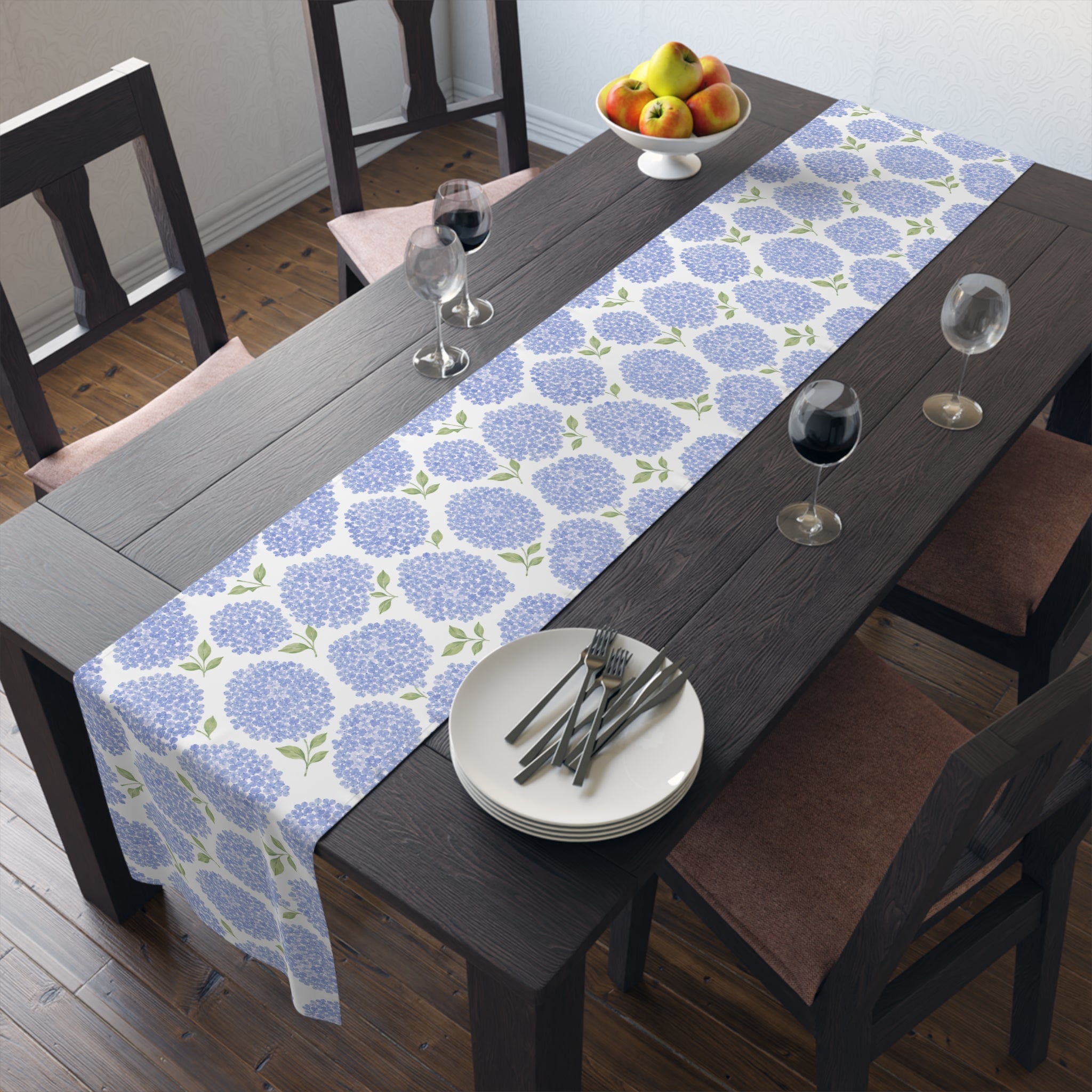 Nantucket Bloom Table Runner  Home Decor