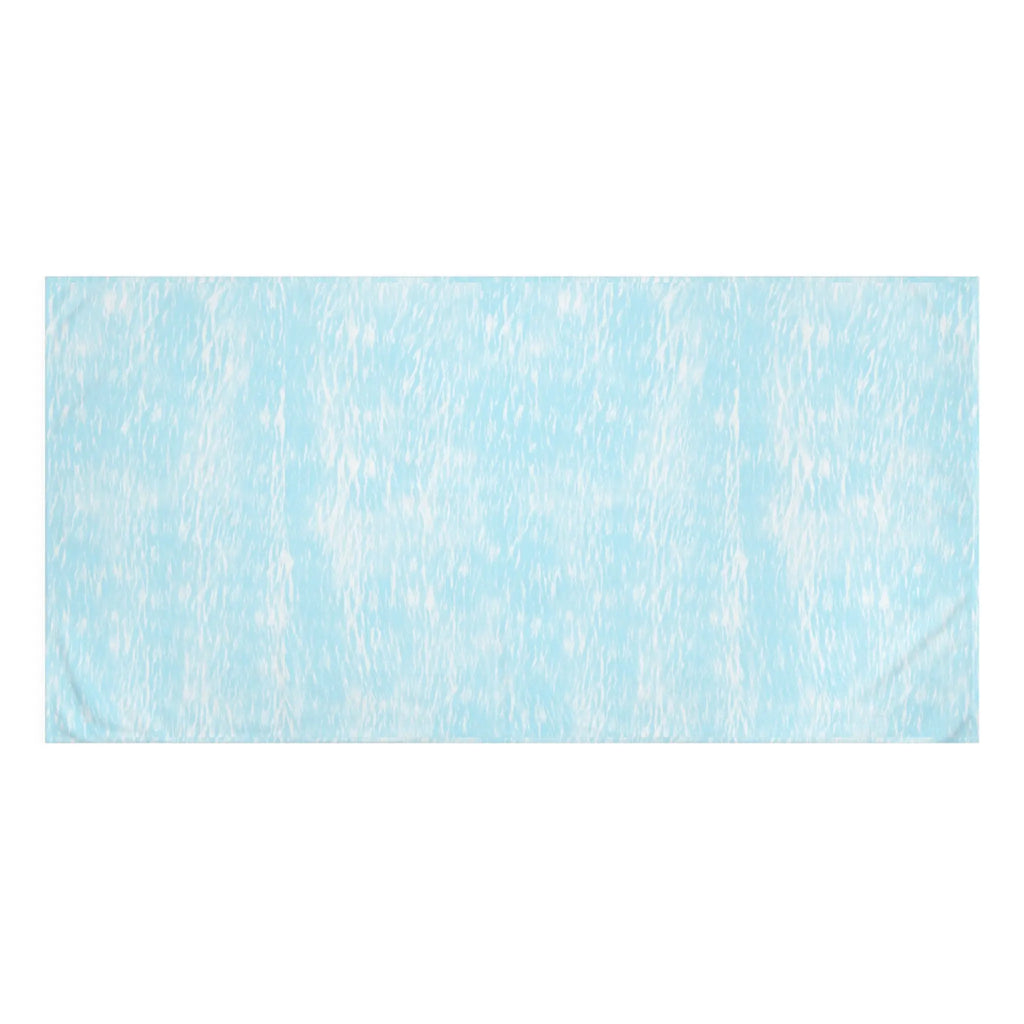 Coastal Tide Cotton Bath Towel Printify