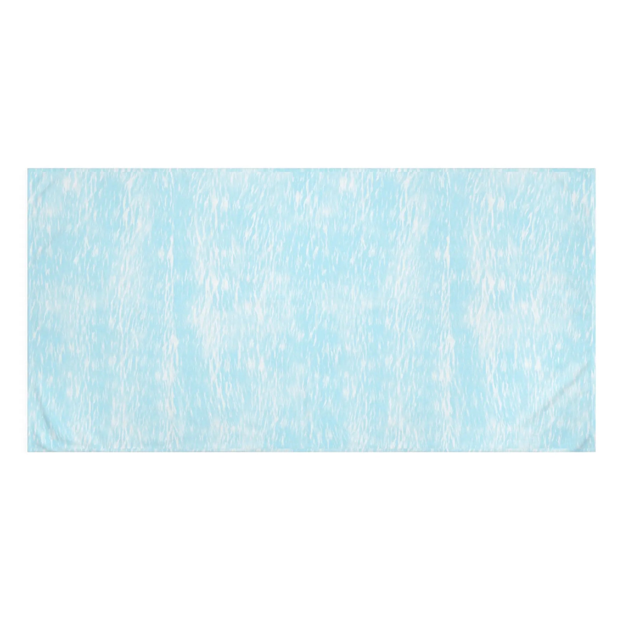 Coastal Tide Cotton Bath Towel Printify