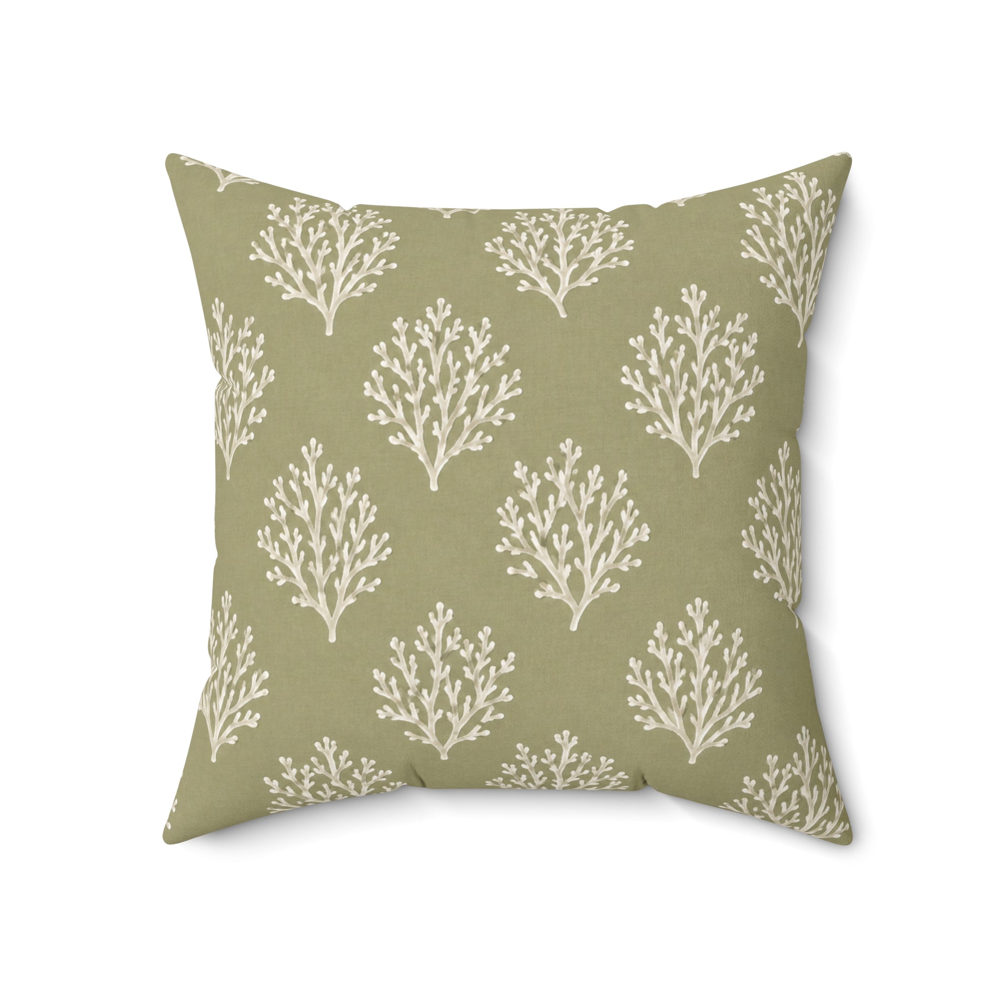 Olive Reef Throw Pillow  Home Decor