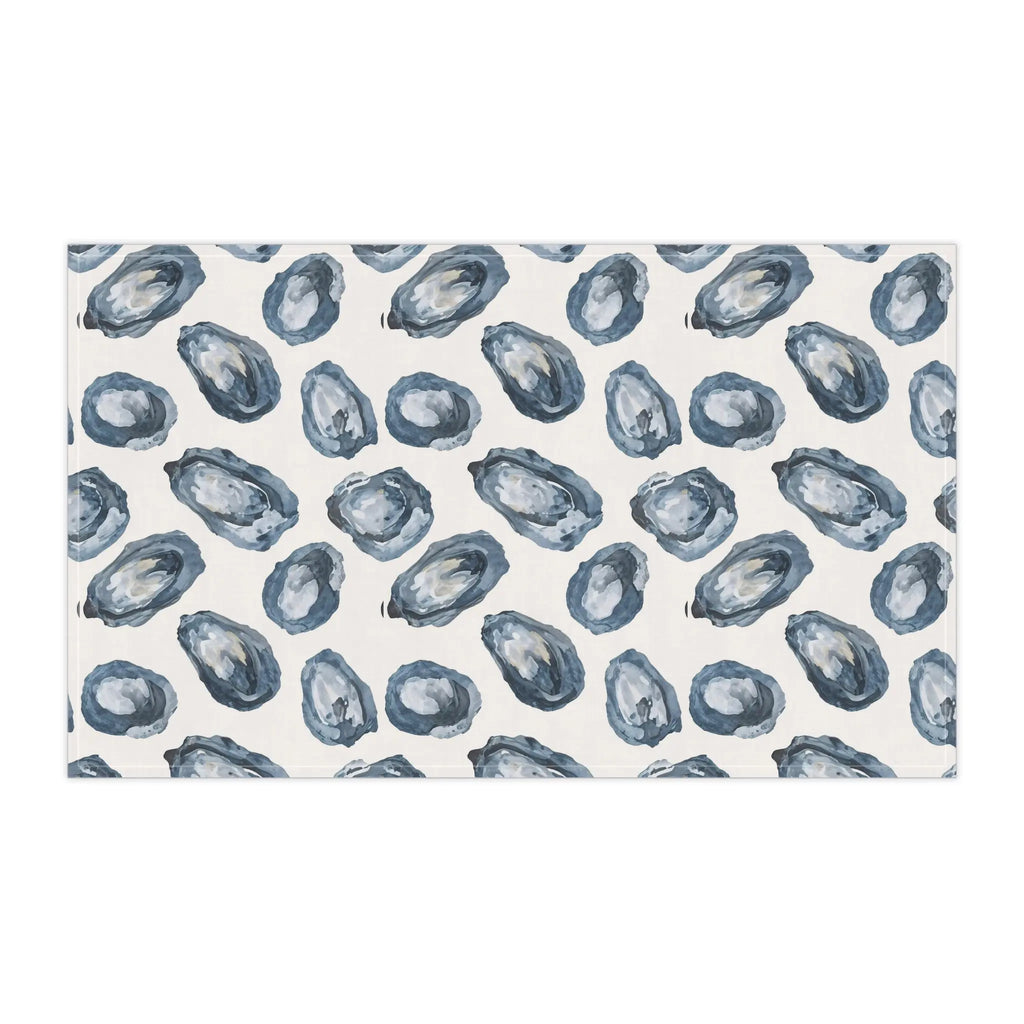Navy Oyster Kitchen Towel Printify