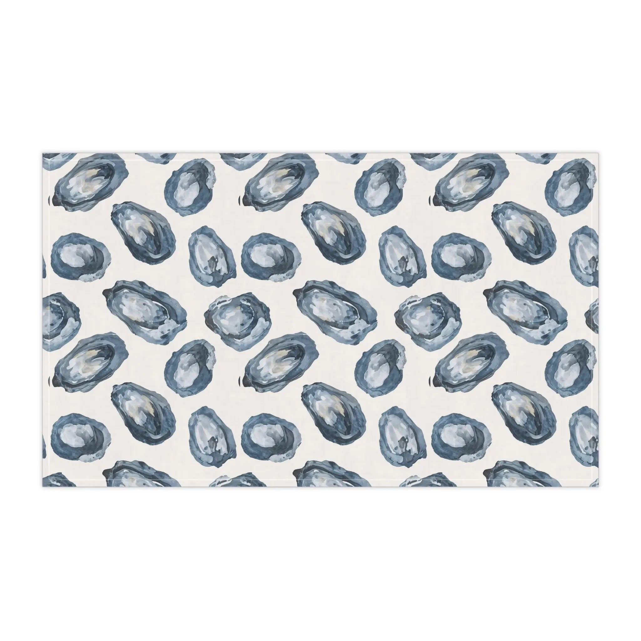 Navy Oyster Kitchen Towel Printify