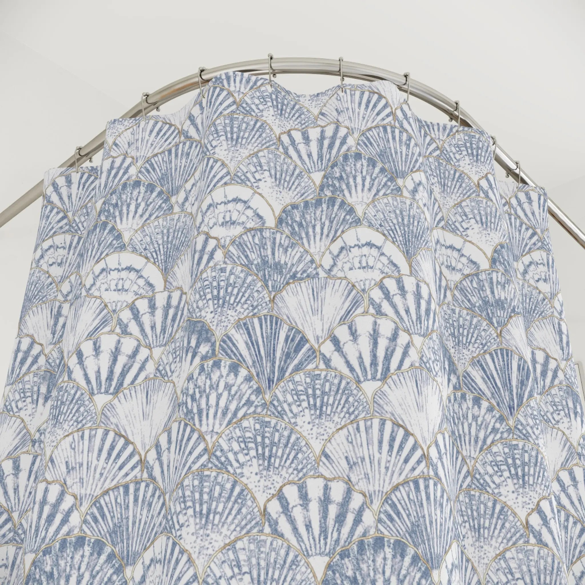 Nantucket Shell Shower Curtain Printify