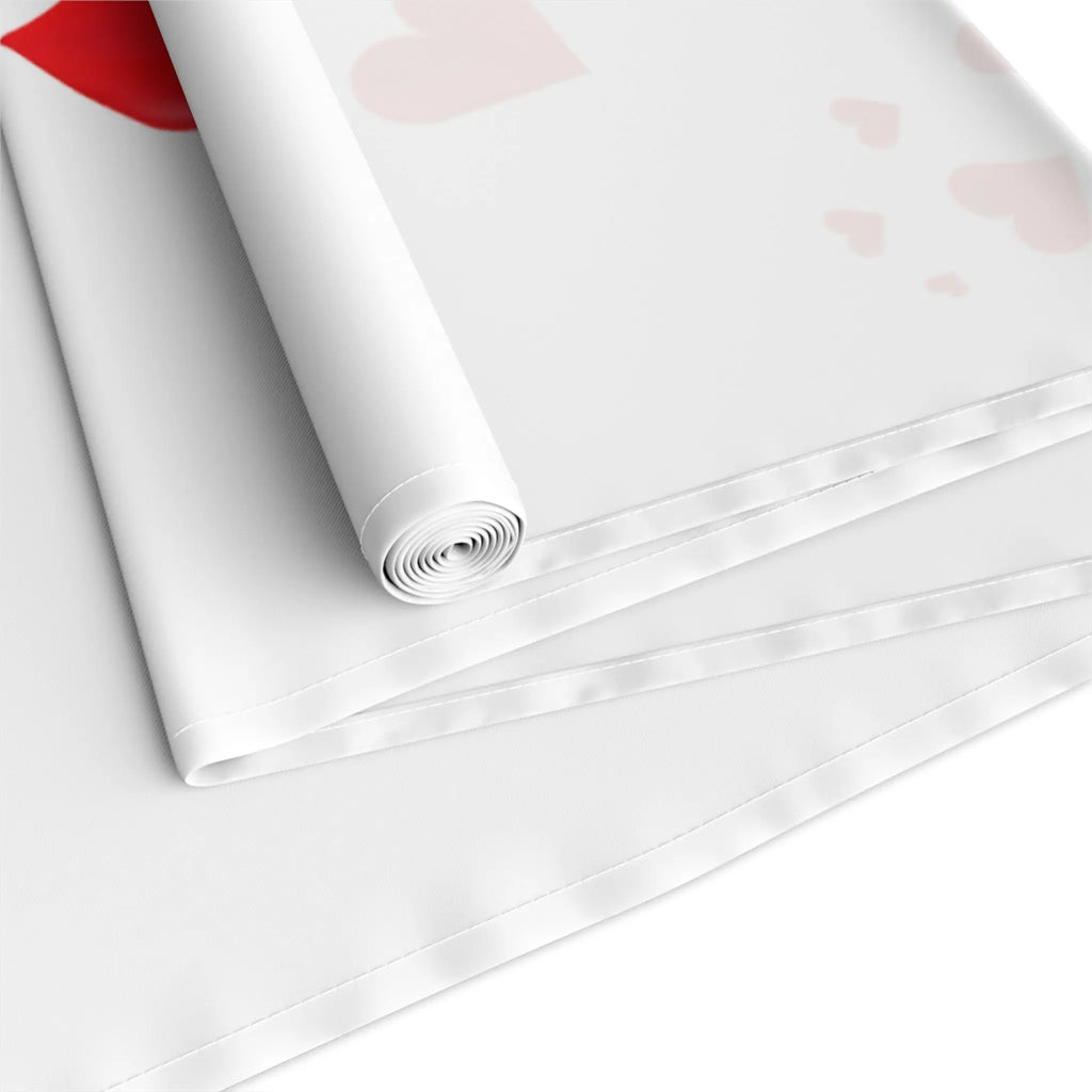 Valentines Day Heart Table Runner Printify