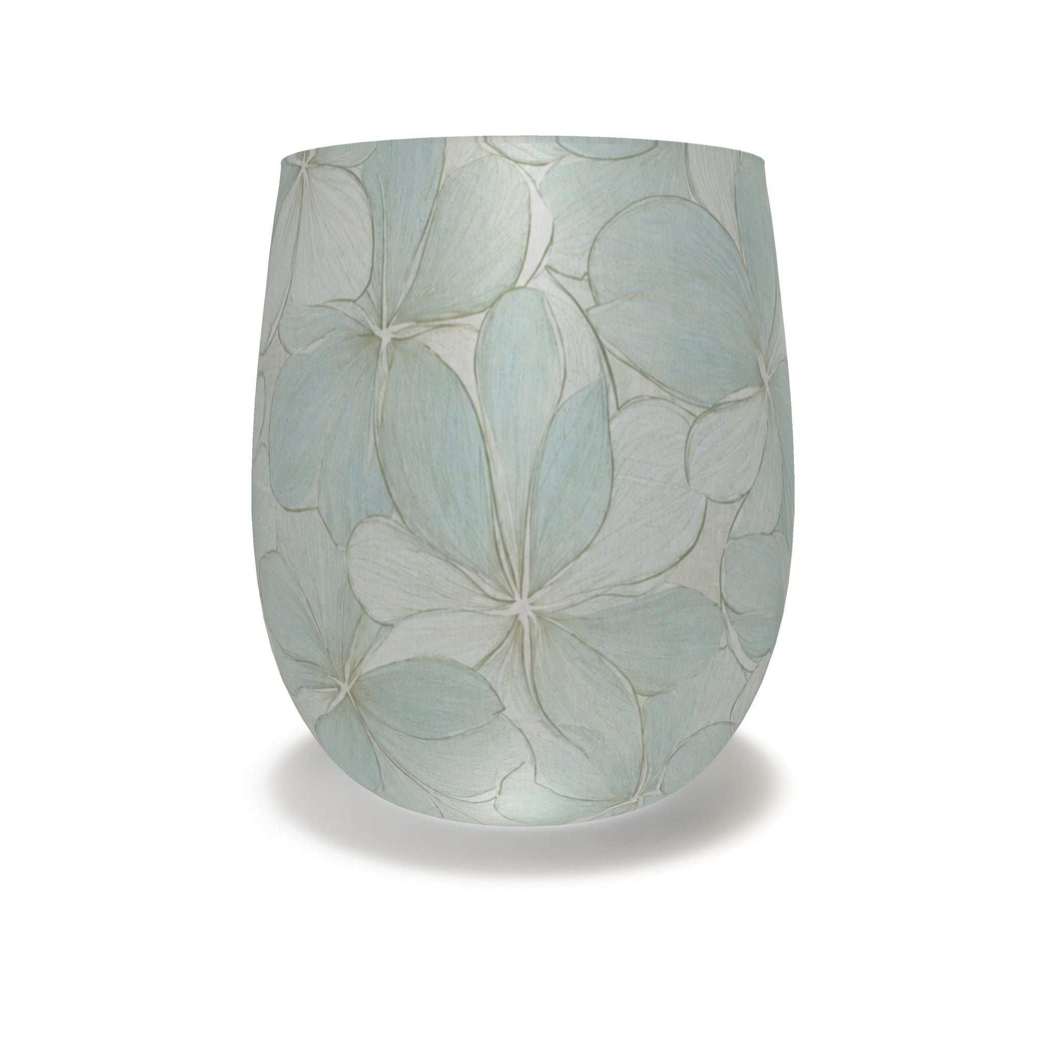 Seamist Floral Crystal Glass  Water Glass