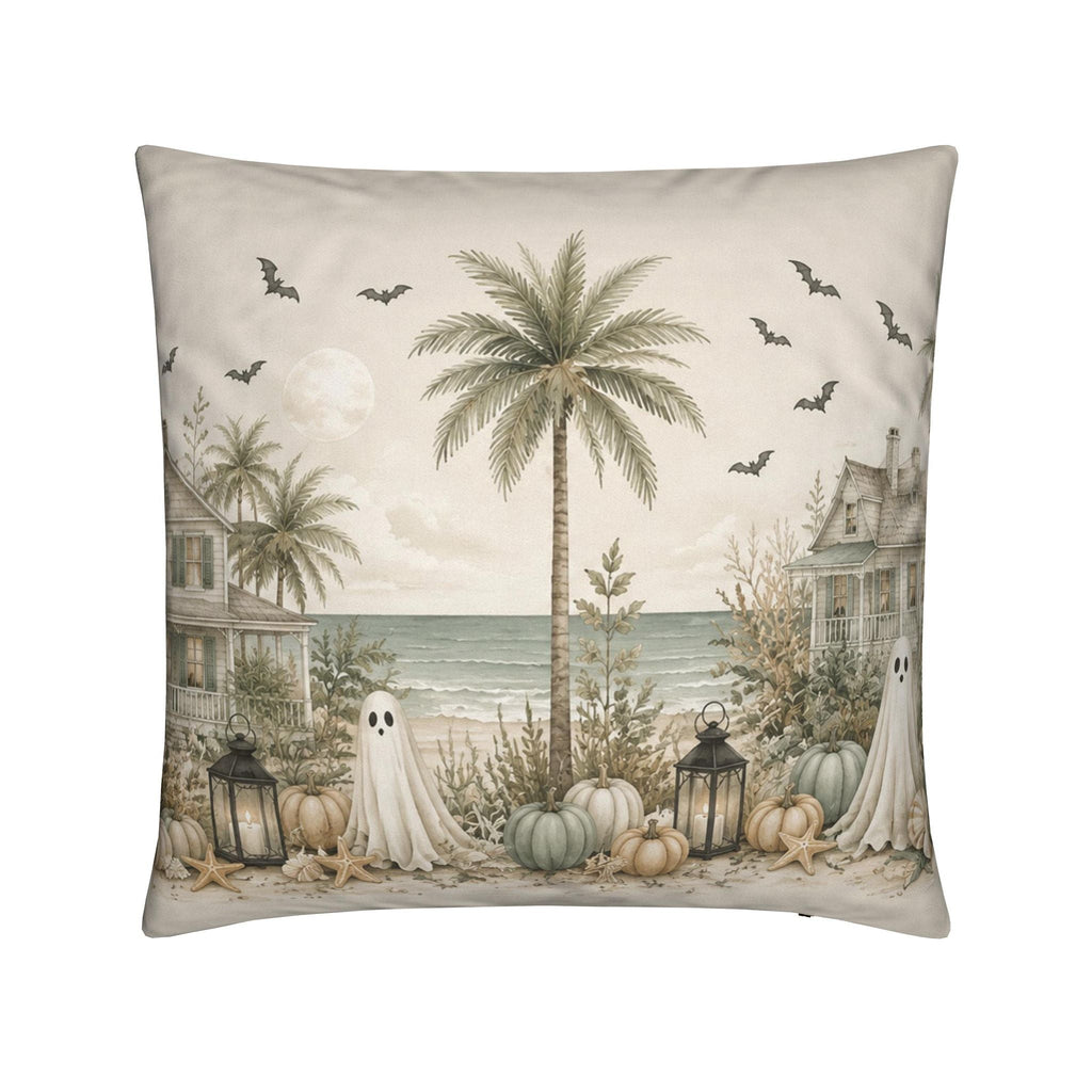 October by the Sea Throw Pillow  Cushions