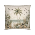 October by the Sea Throw Pillow  Cushions
