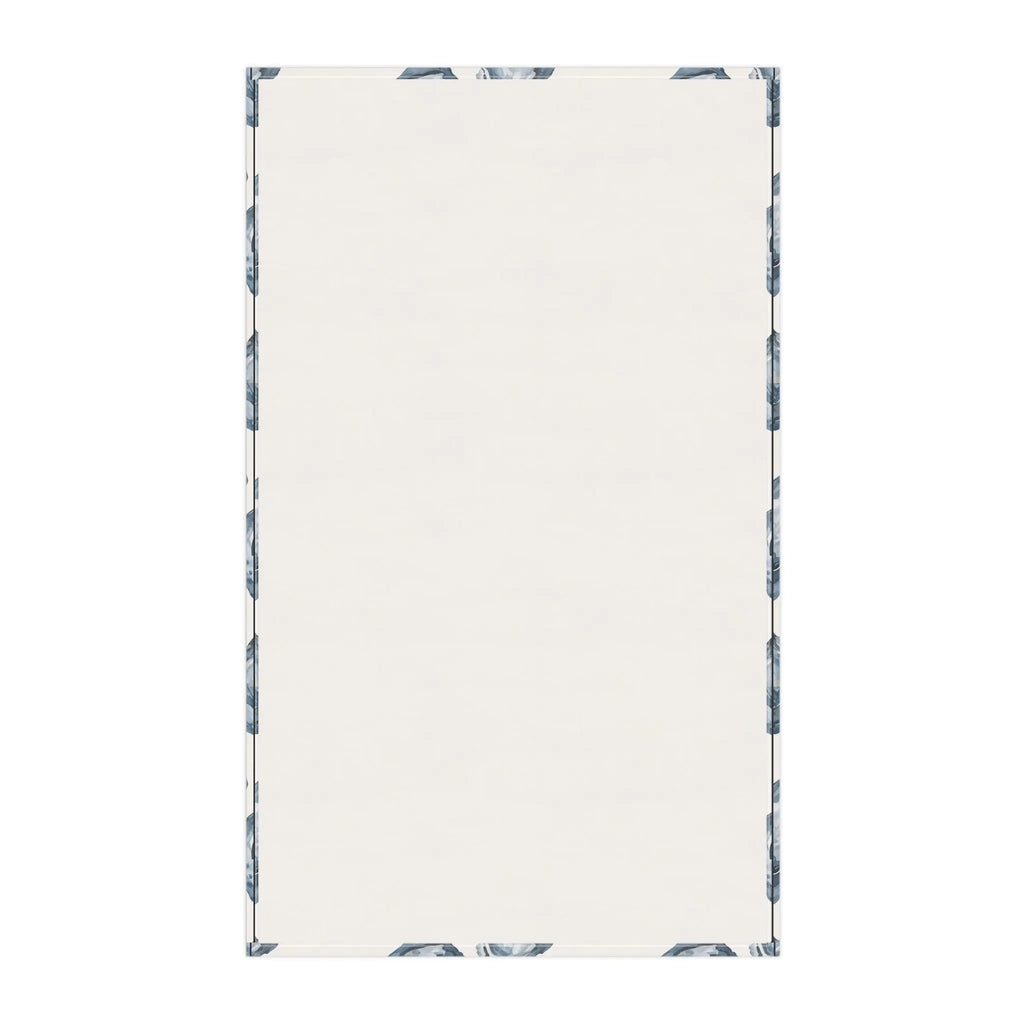 Navy Oyster Kitchen Towel Printify