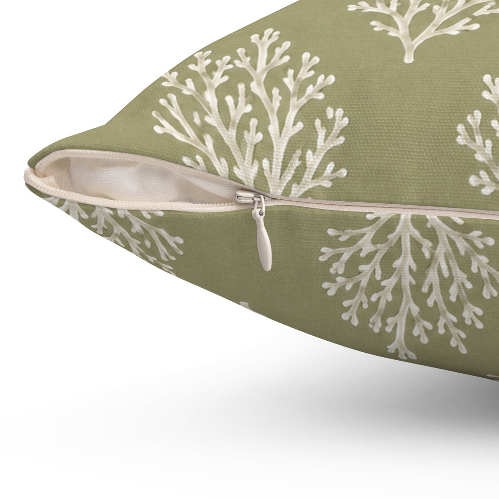Olive Reef Throw Pillow  Home Decor