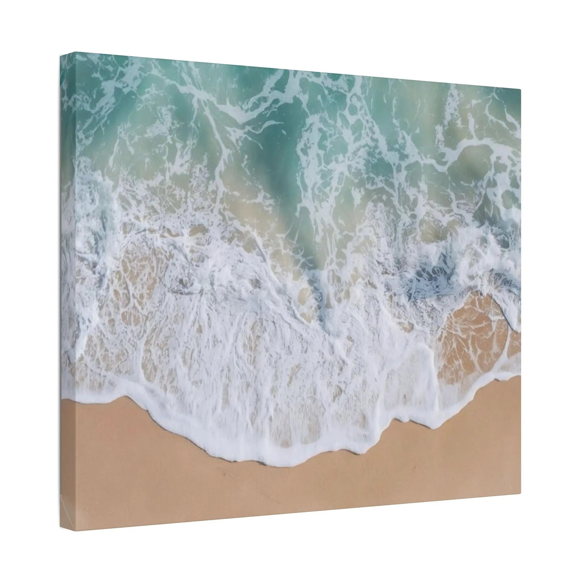 Ocean Waves Beach Canvas Printify