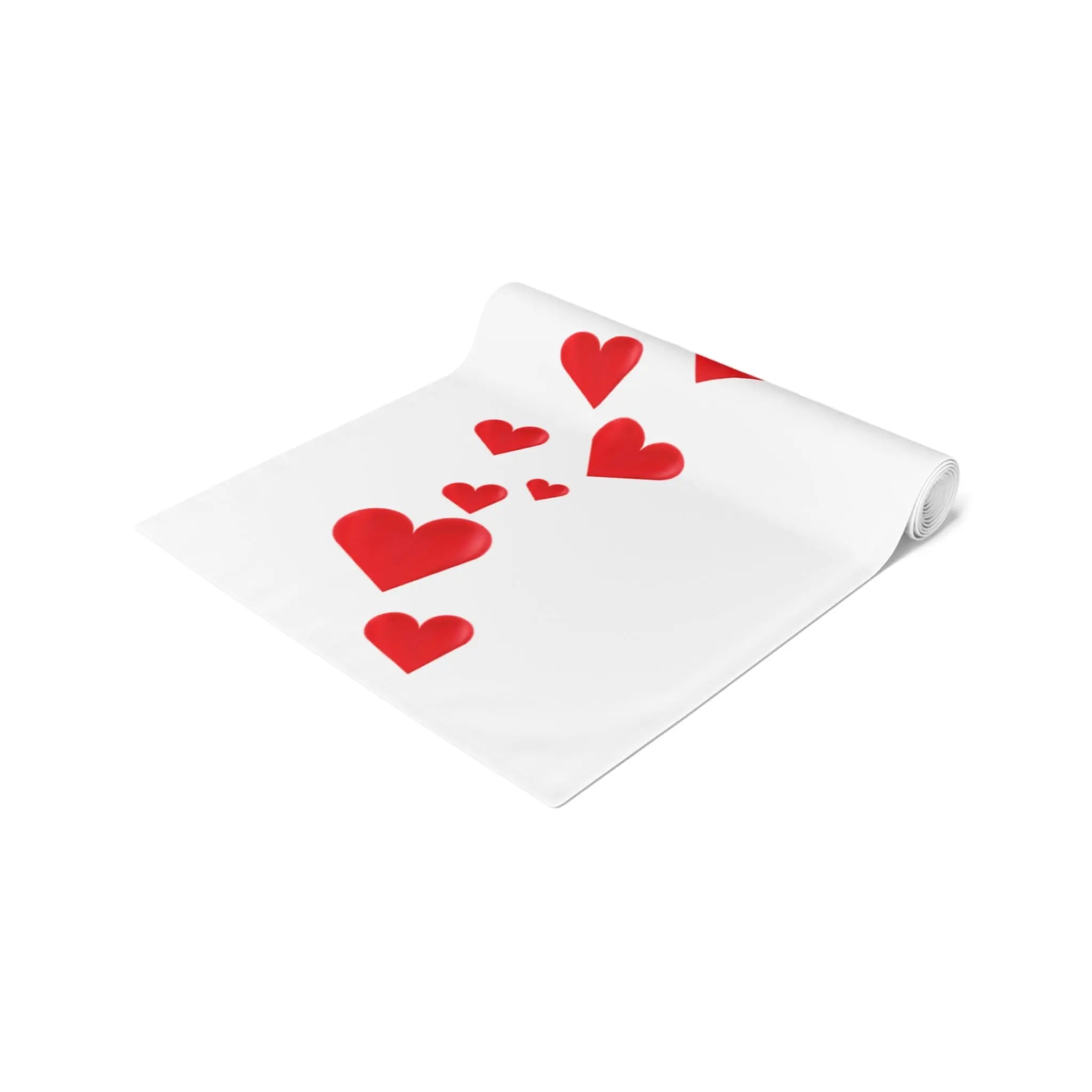 Valentines Day Heart Table Runner Printify