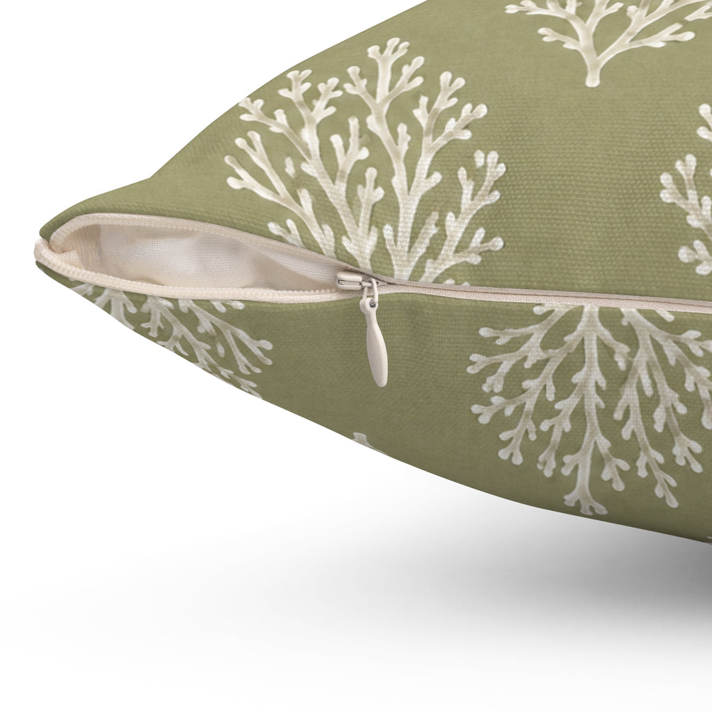Olive Reef Throw Pillow  Home Decor