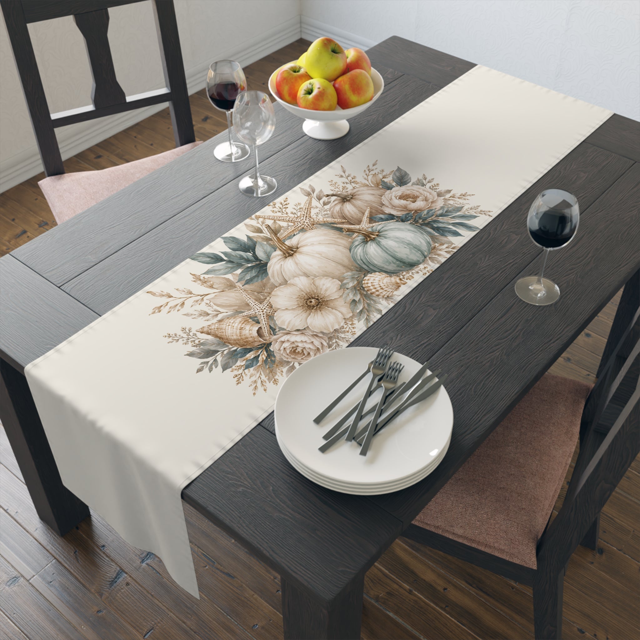 Coastal Harvest Table Runner  Home Decor