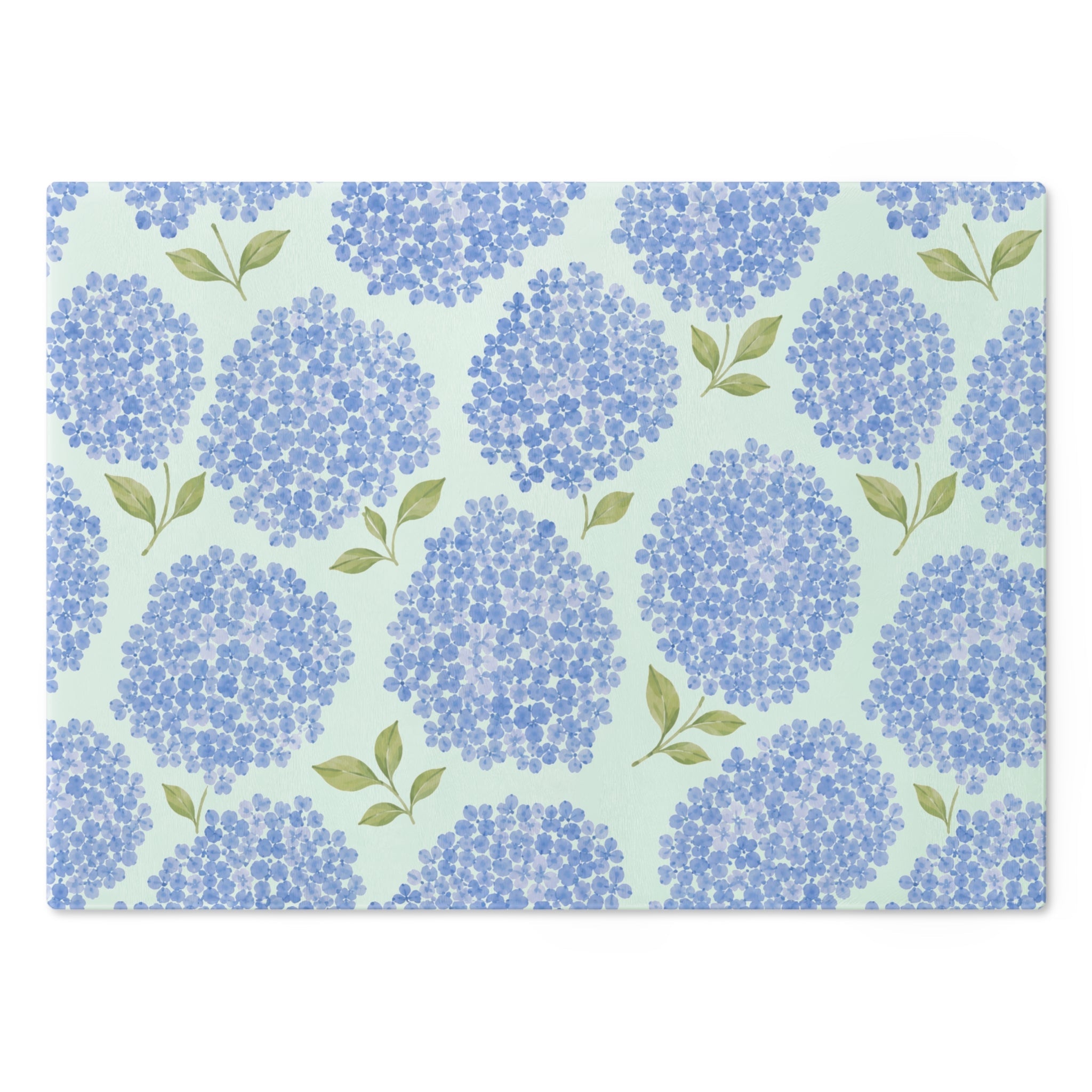 Nantucket Bloom Glass Cutting Board  Home Decor
