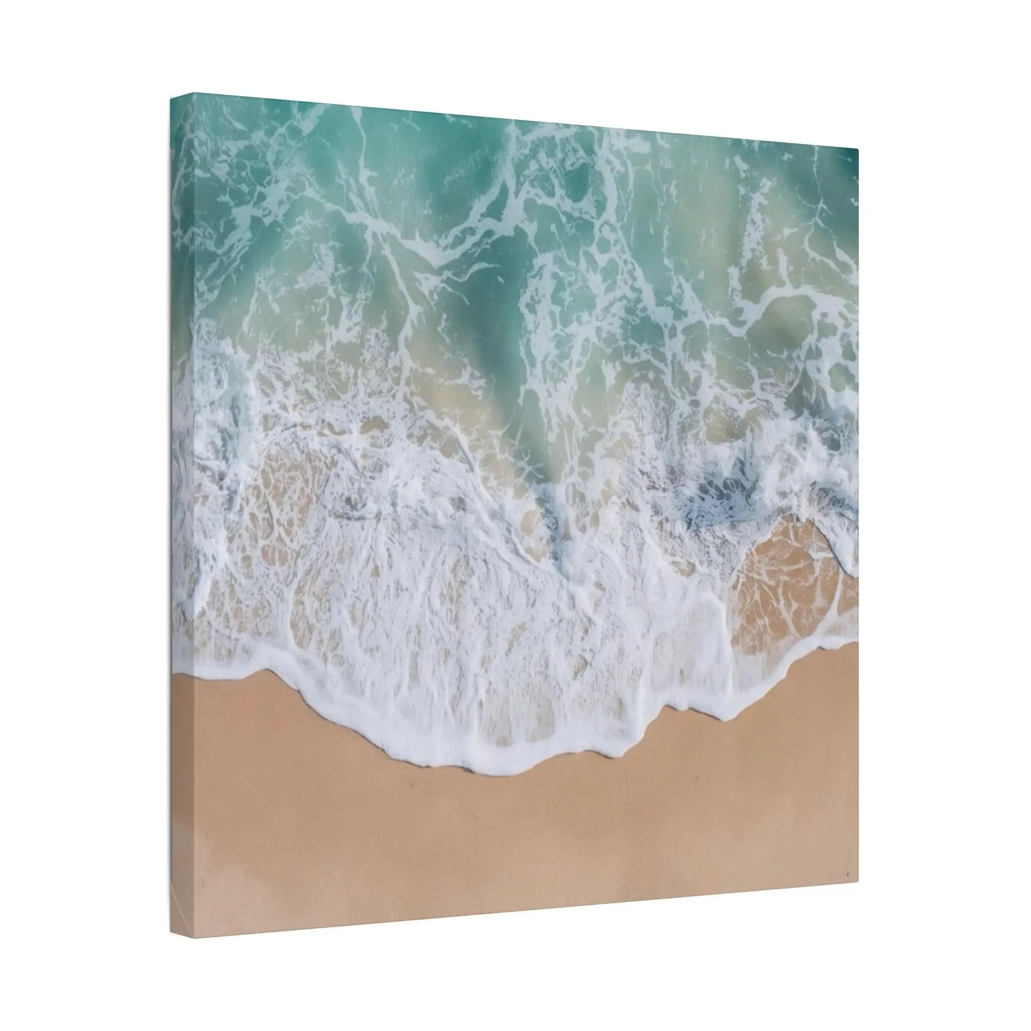 Ocean Waves Beach Canvas Printify