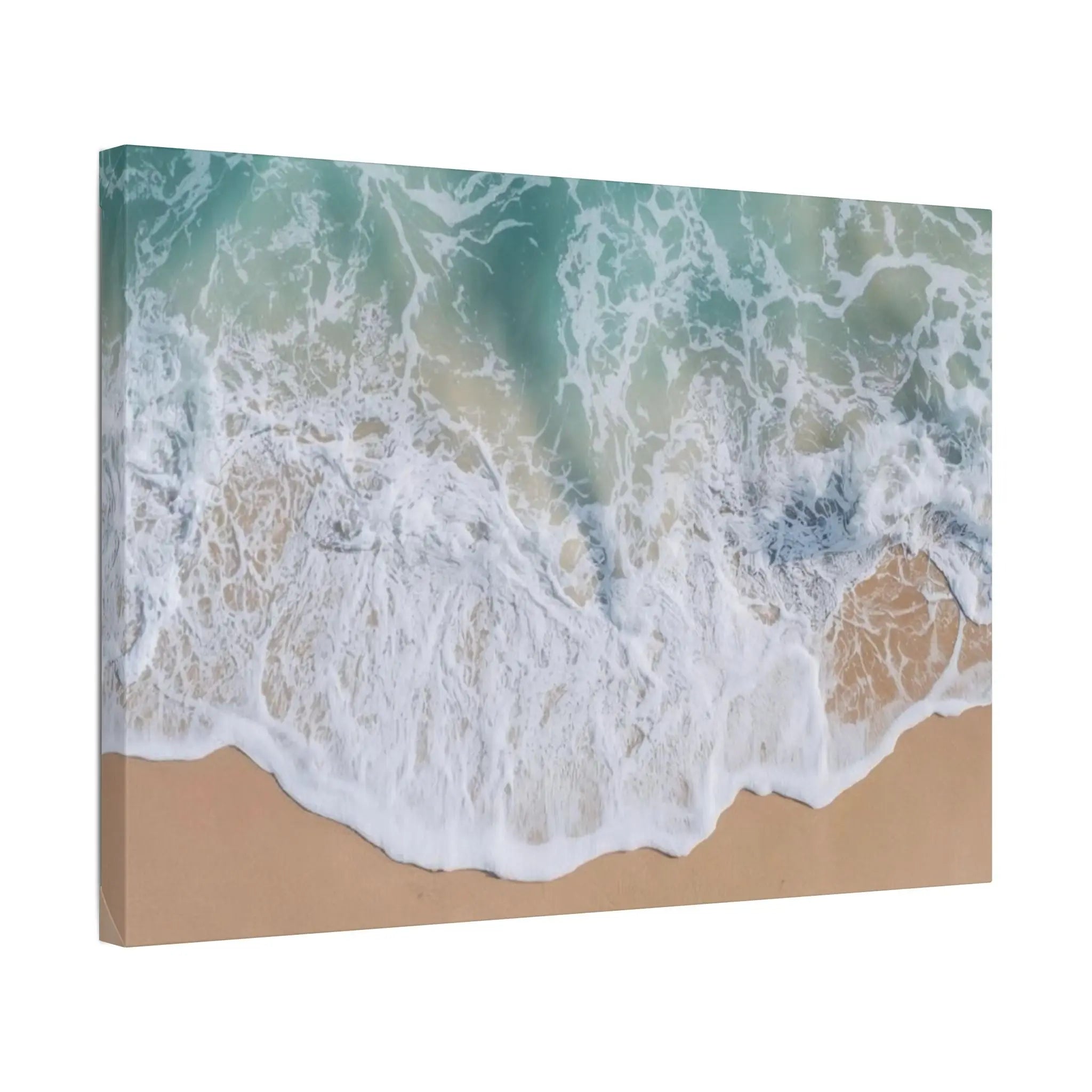 Ocean Waves Beach Canvas Printify