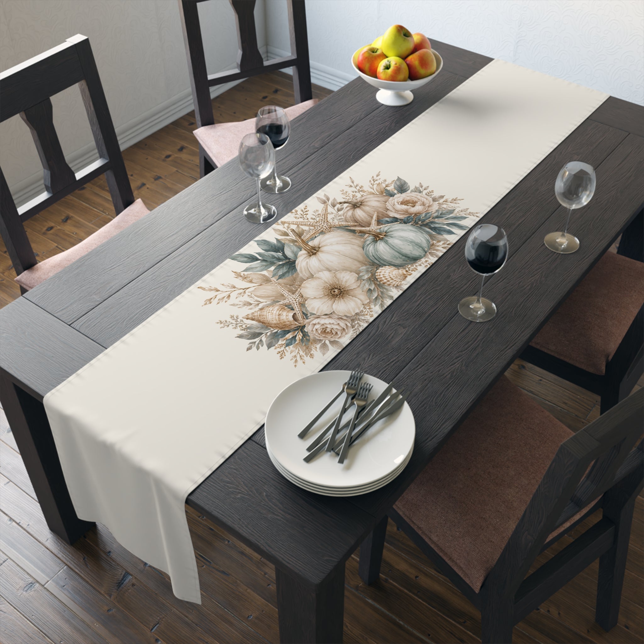Coastal Harvest Table Runner  Home Decor