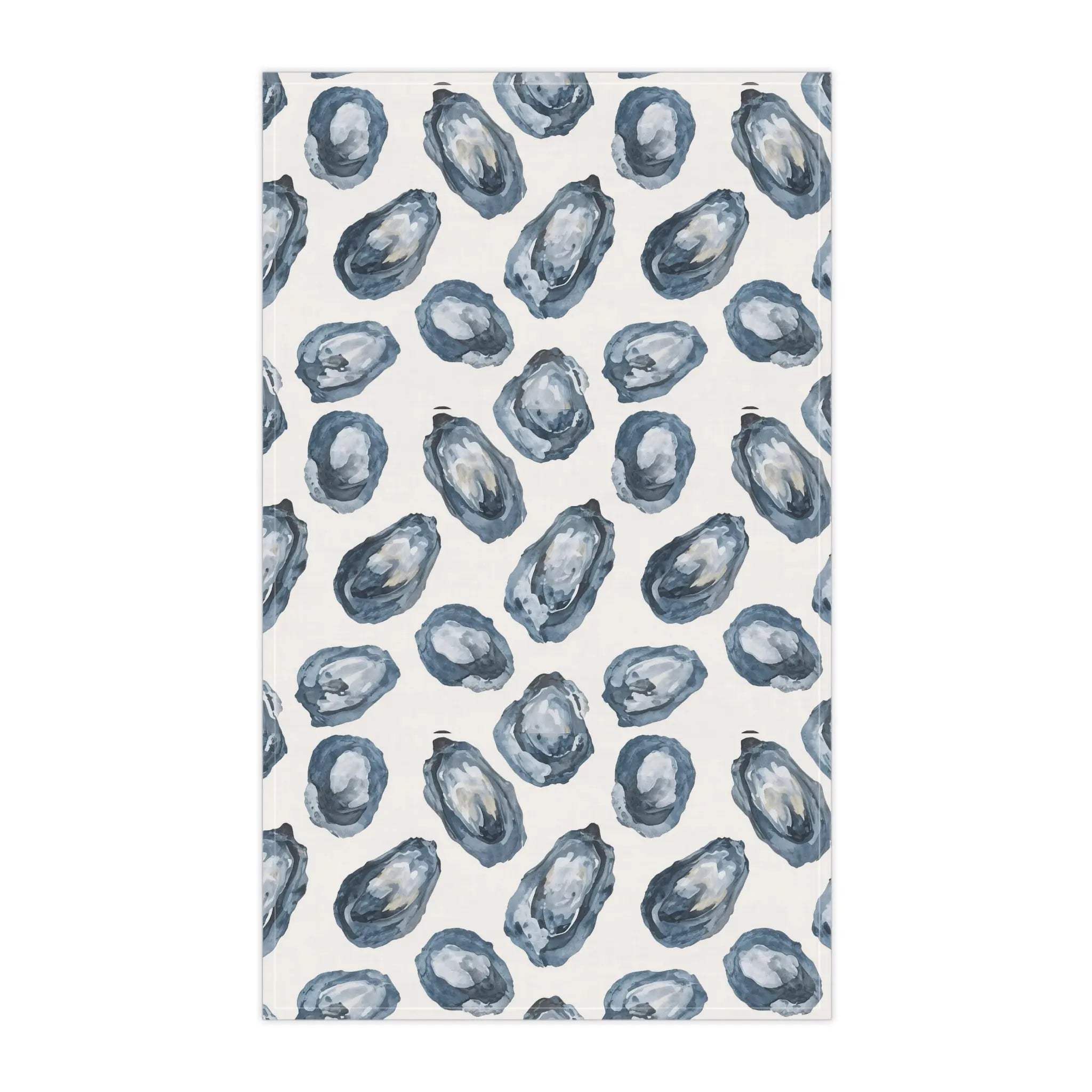 Navy Oyster Kitchen Towel Printify