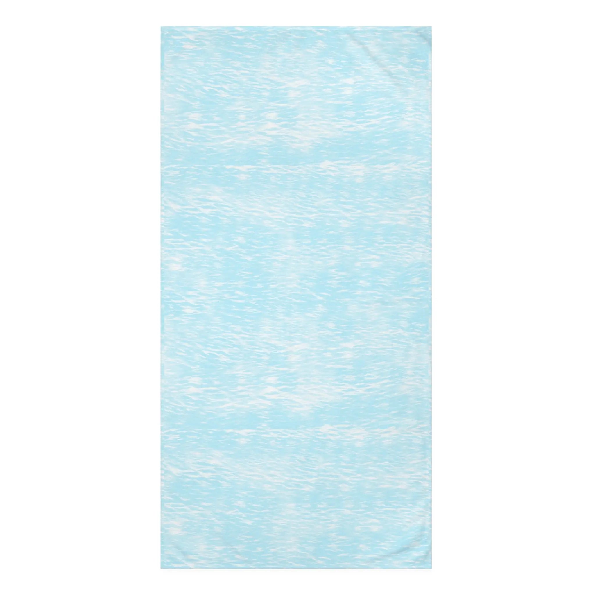 Coastal Tide Cotton Bath Towel Printify