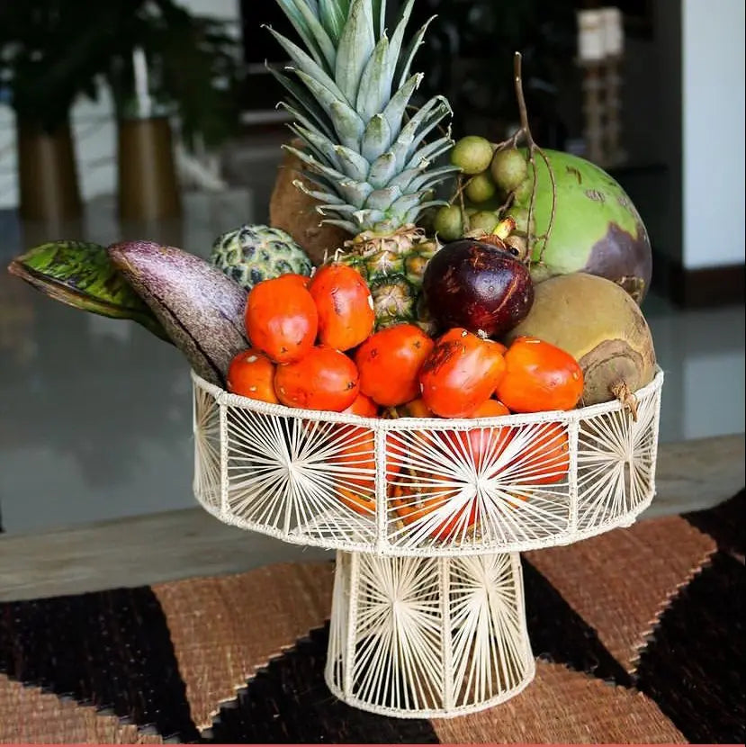 Handwoven Iraca Fruit Stand MacondoForever