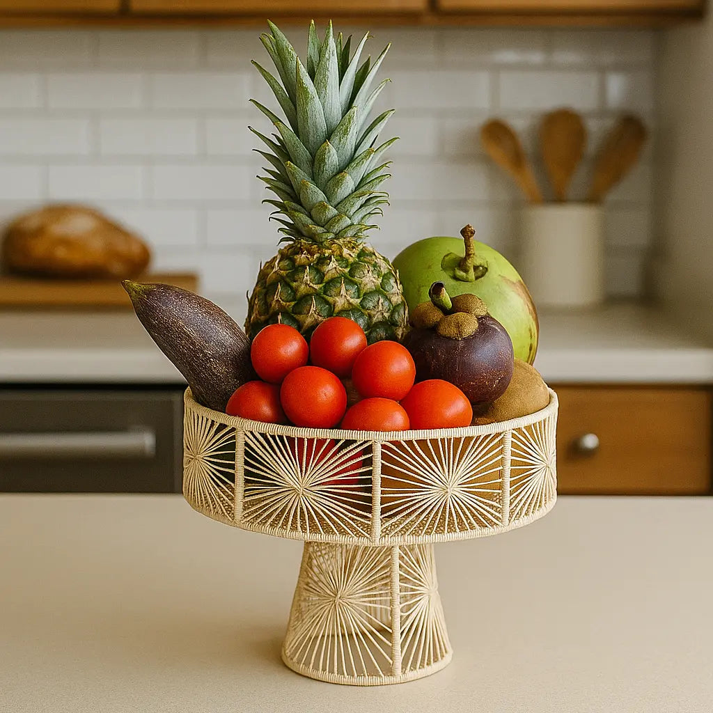 Handwoven Iraca Fruit Stand MacondoForever