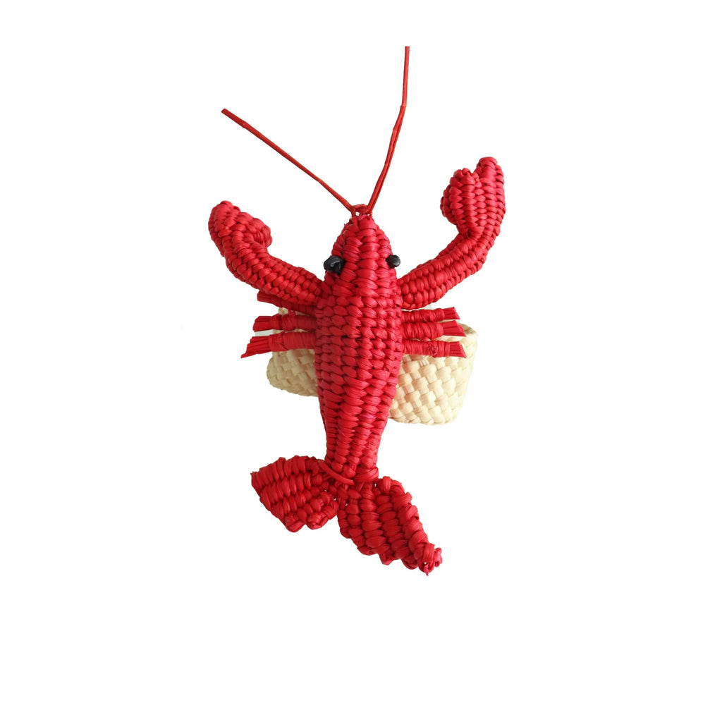 Lobster Handwoven Iraca Napkin Ring MacondoForever
