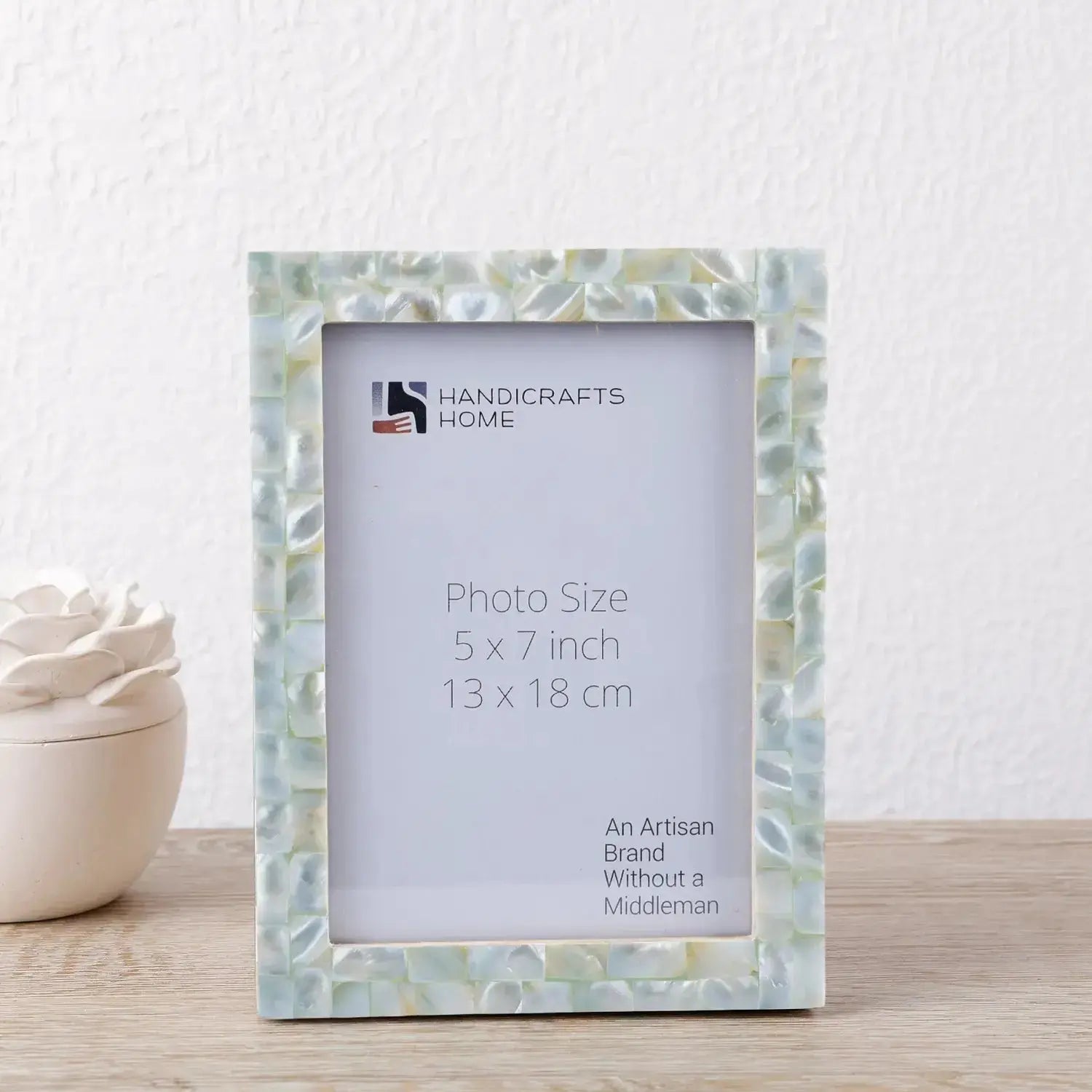 Picture Frame Mother of Pearl Collection Green 3 Sizes  Picture Frames
