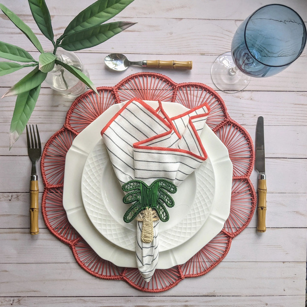 Palm Handwoven Iraca Palm Napkin Ring MacondoForever
