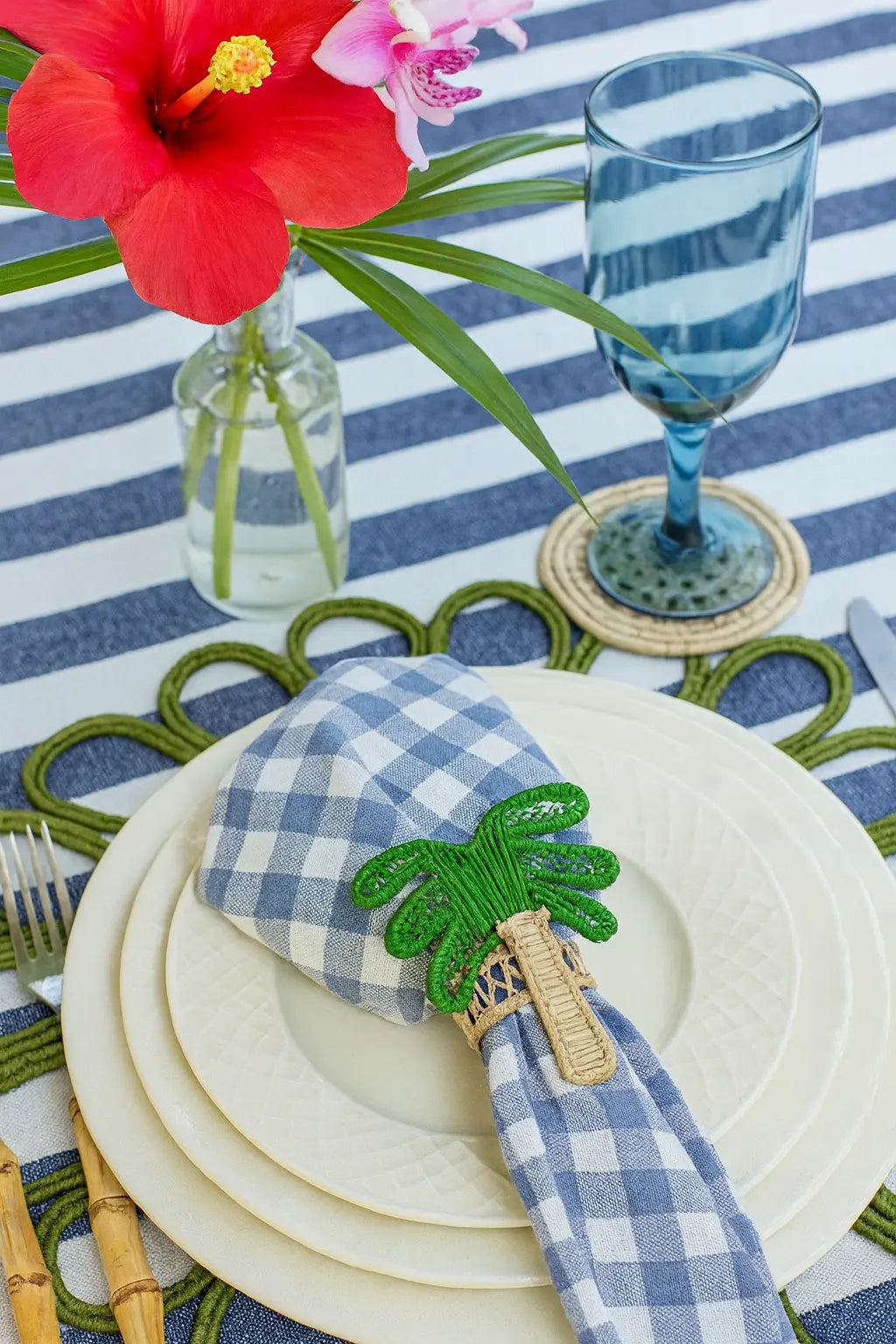 Palm Handwoven Iraca Palm Napkin Ring MacondoForever