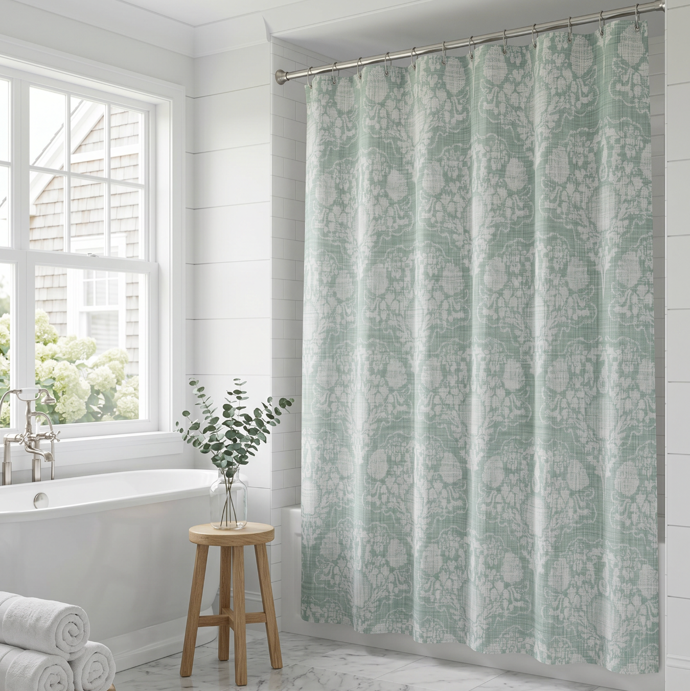 Coastal Crest Shower Curtain  Home Decor