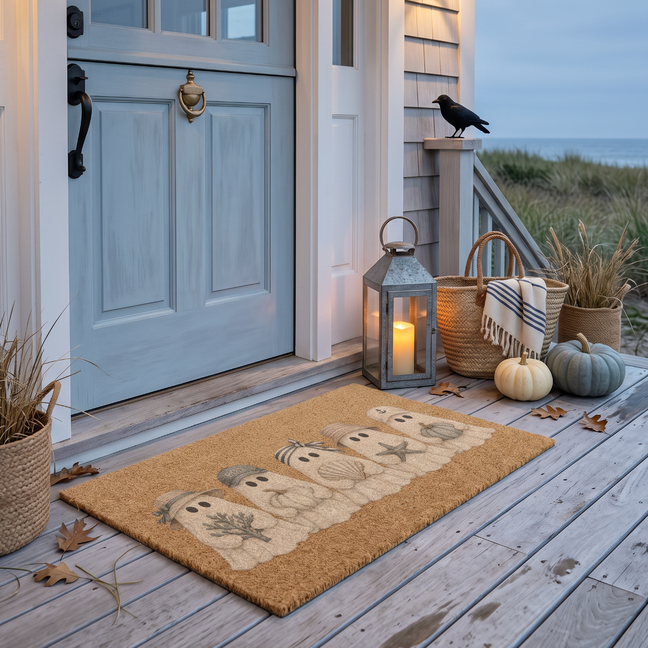 Spooky Coast Door Mat  Home Decor
