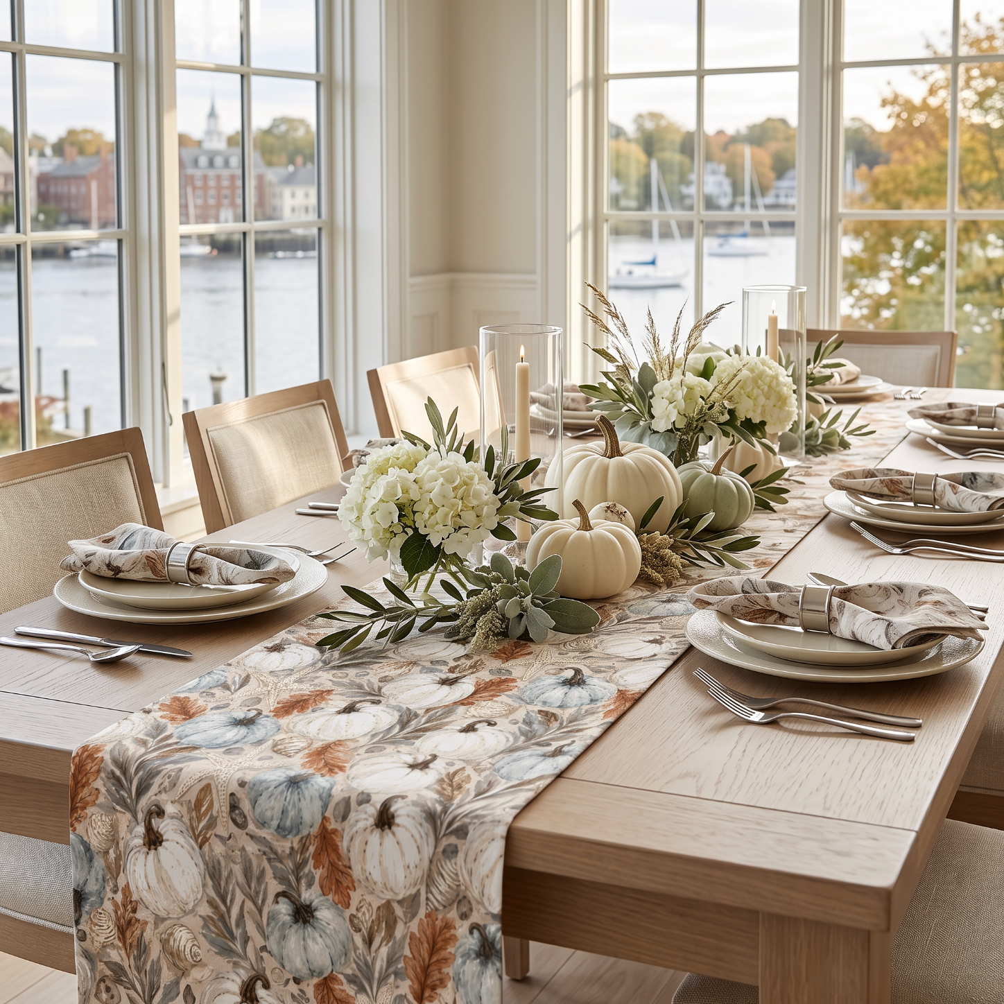 Tidal Harvest Table Runner  Home Decor