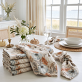 Tidal Harvest Linen Napkins (Set of 4)  Home Decor