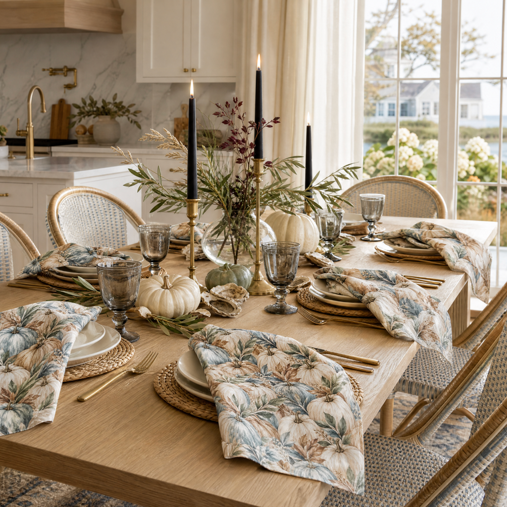 Autumn Shore Napkins (Set of 4)  Home Decor