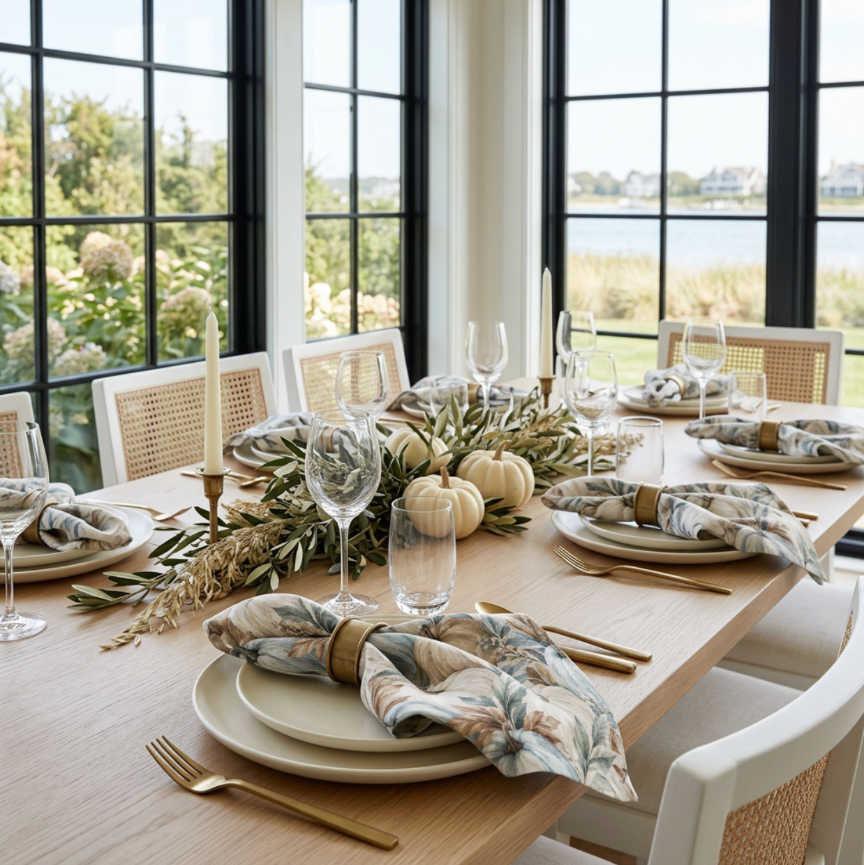 Autumn Shore Napkins (Set of 4)  Home Decor