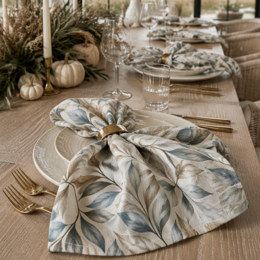 Seaside Meadow Napkins (Set of 4)  Home Decor