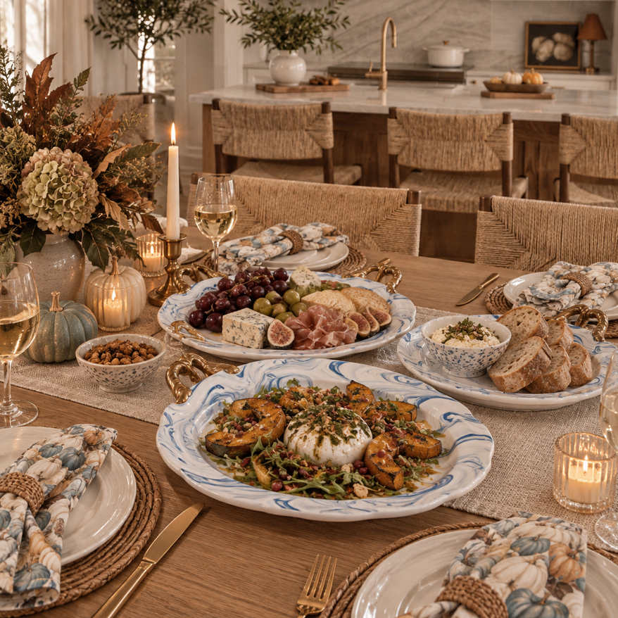 The Blue Harbor Pumpkin Platter  Pumpkin