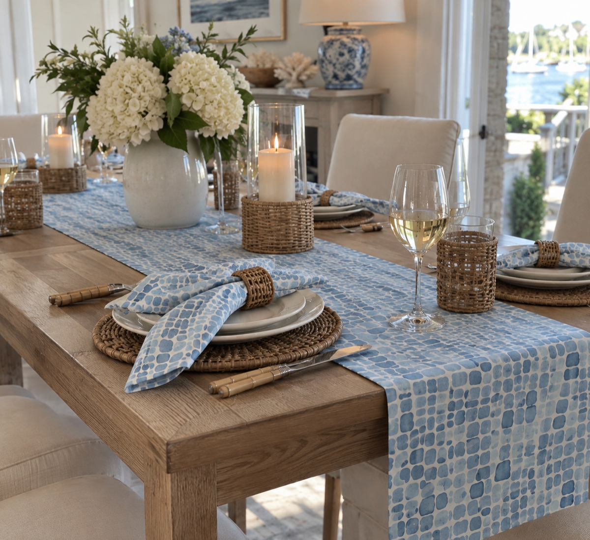 Sea Glass Table Set
