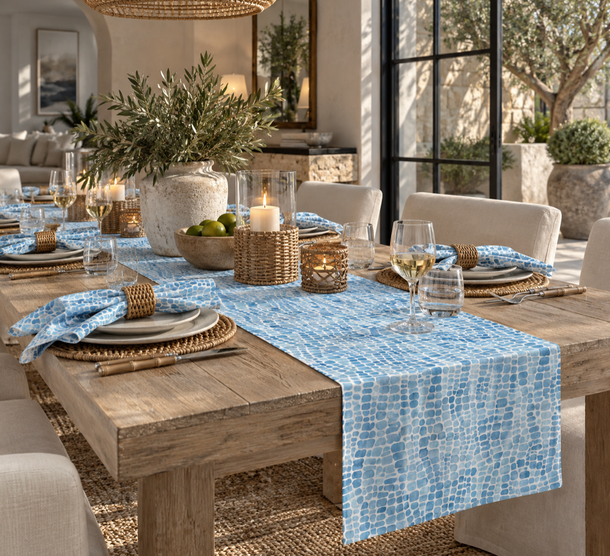 Sea Glass Table Set