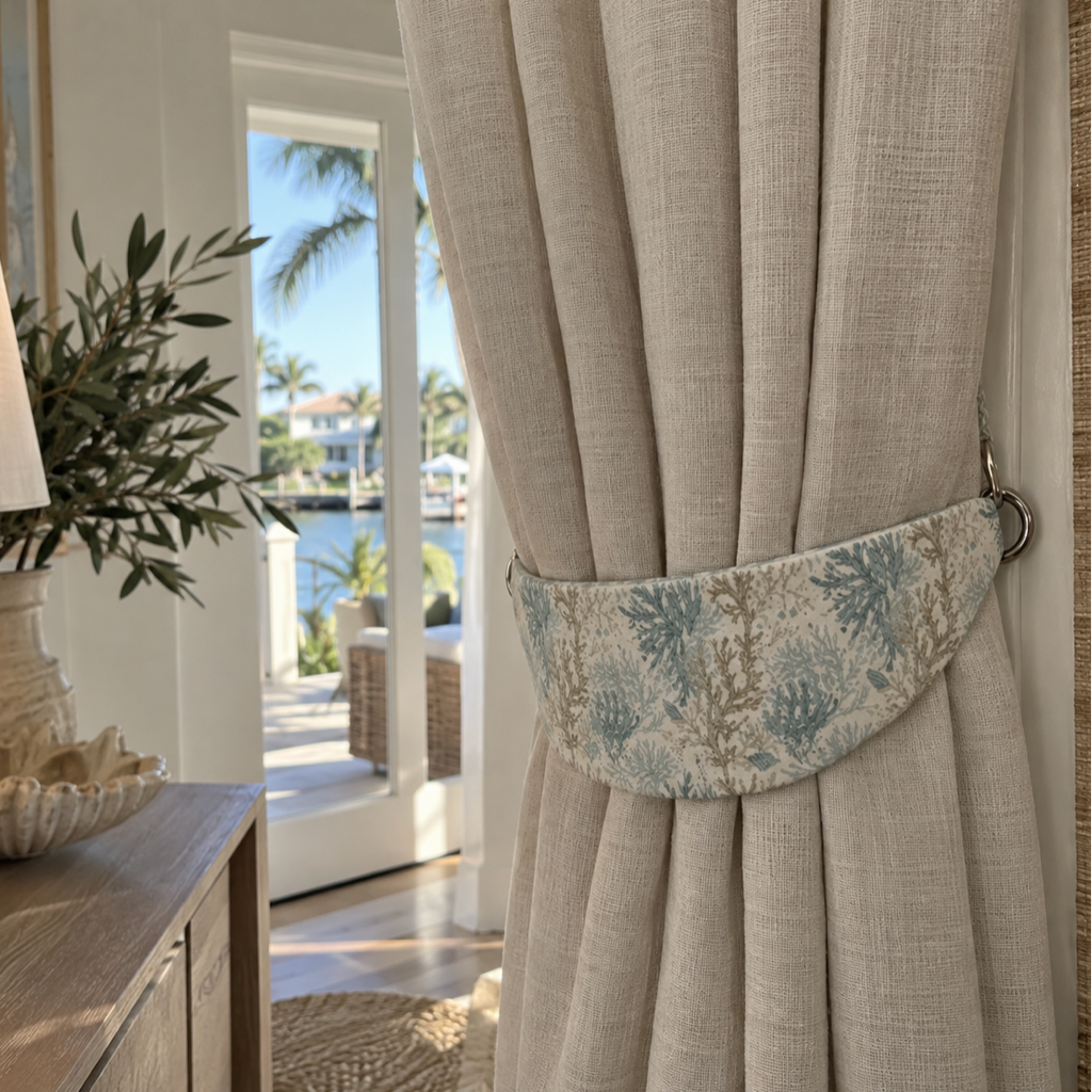 Coral Cove Curtain Tie Back  Curtain Tie Back